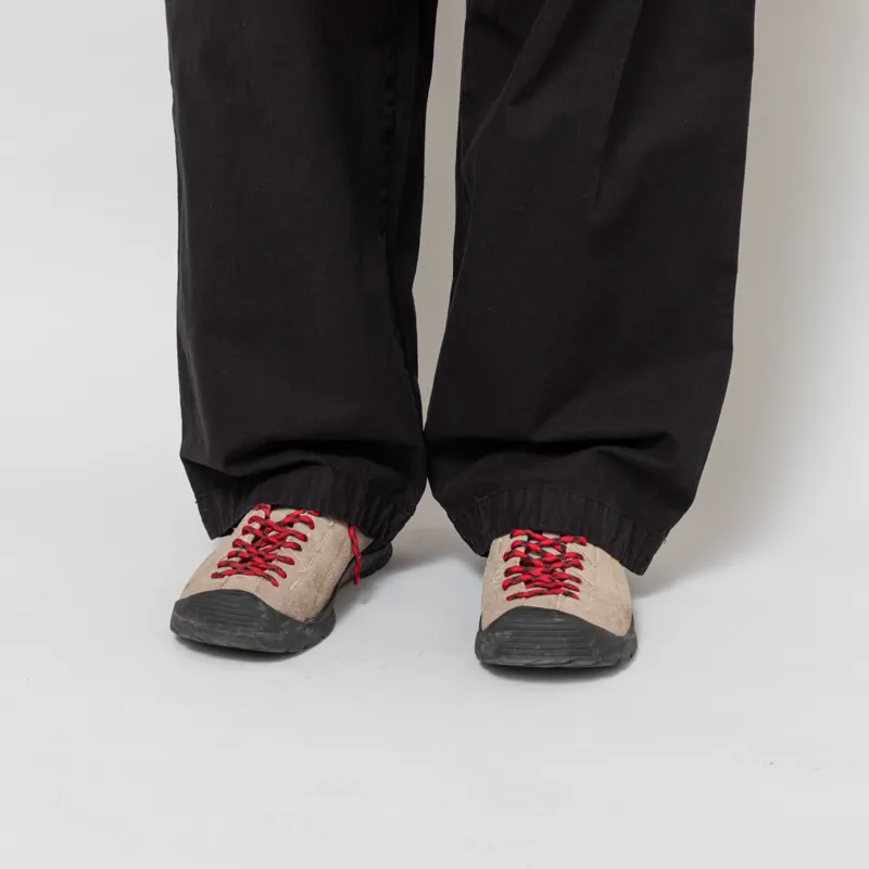 Girls Of Dust Womens British Worker Pants Cotton Linen Black-9