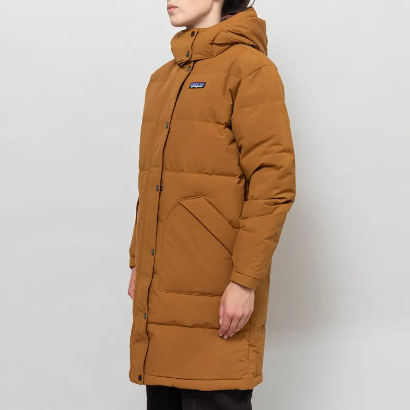 Patagonia Womens Downdrift Parka Shelter Brown-2