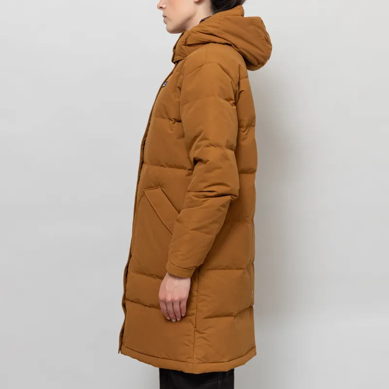Patagonia Womens Downdrift Parka Shelter Brown-3