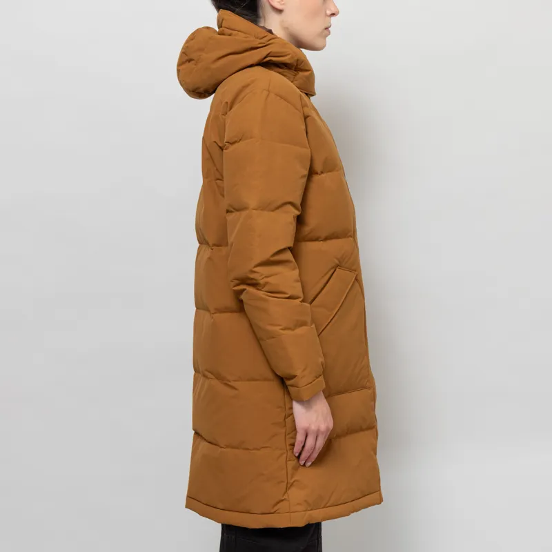 Patagonia Womens Downdrift Parka Shelter Brown-6