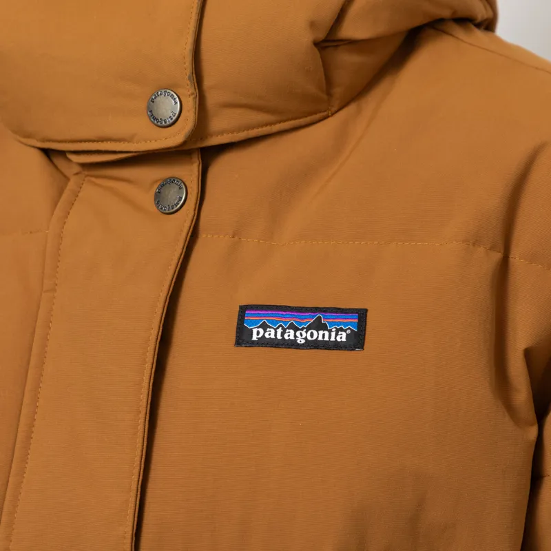Patagonia Womens Downdrift Parka Shelter Brown-9