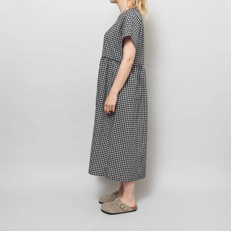 Rita Row Womens Lustre Dress Black Gingham-3