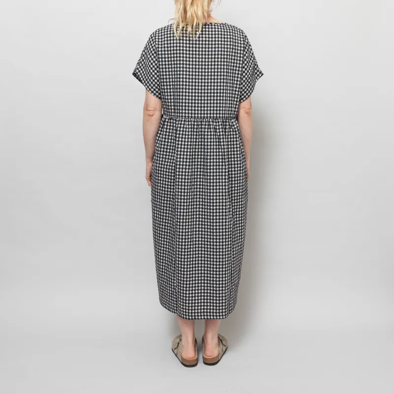 Rita Row Womens Lustre Dress Black Gingham-4