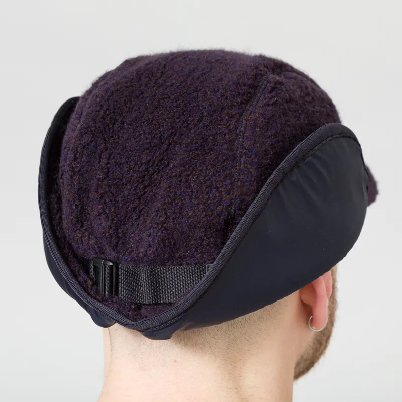 thisisneverthat GORE-TEX WINDSTOPPER Wool Fleece Cap Navy-5