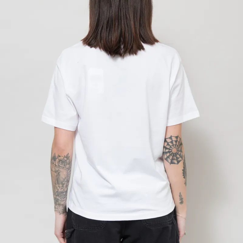 Carhartt WIP Womens Chase T Shirt White Gold-3