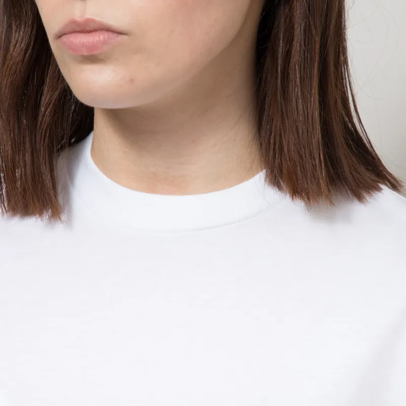 Carhartt WIP Womens Chase T Shirt White Gold-5