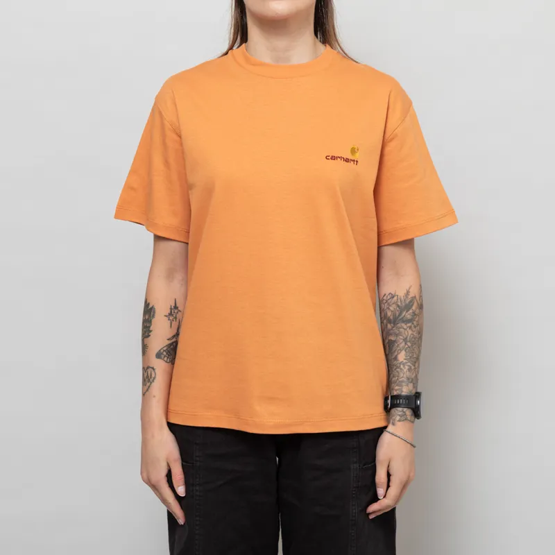 Carhartt WIP Womens American Script T Shirt Redhaven