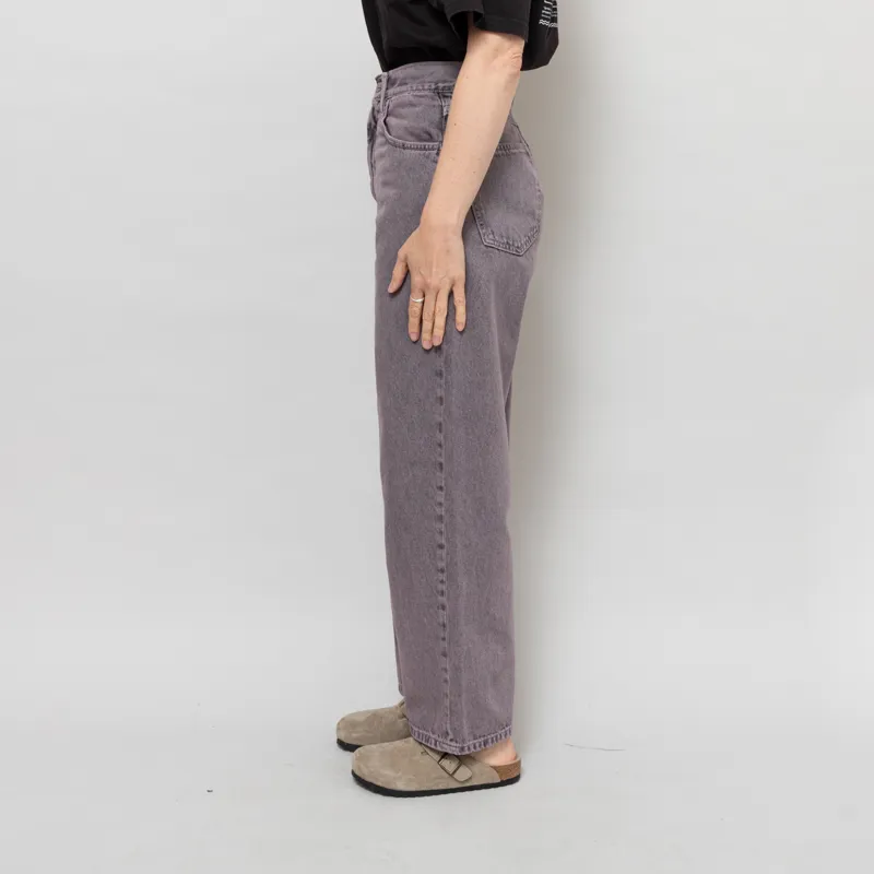 Carhartt WIP Womens Brandon Pant Black Hortensia Garment Dyed-2