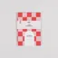 Good Tuesday A5 Lined Notebook Peach Cherry Check