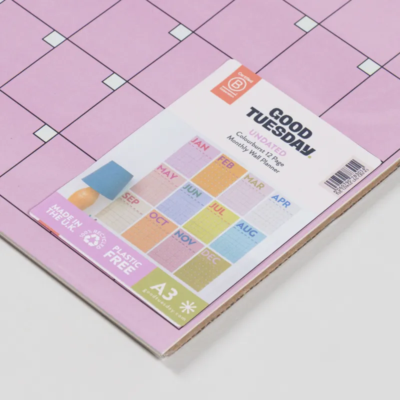 Good Tuesday Large Monthly A3 Wall Planner Colourburst-2