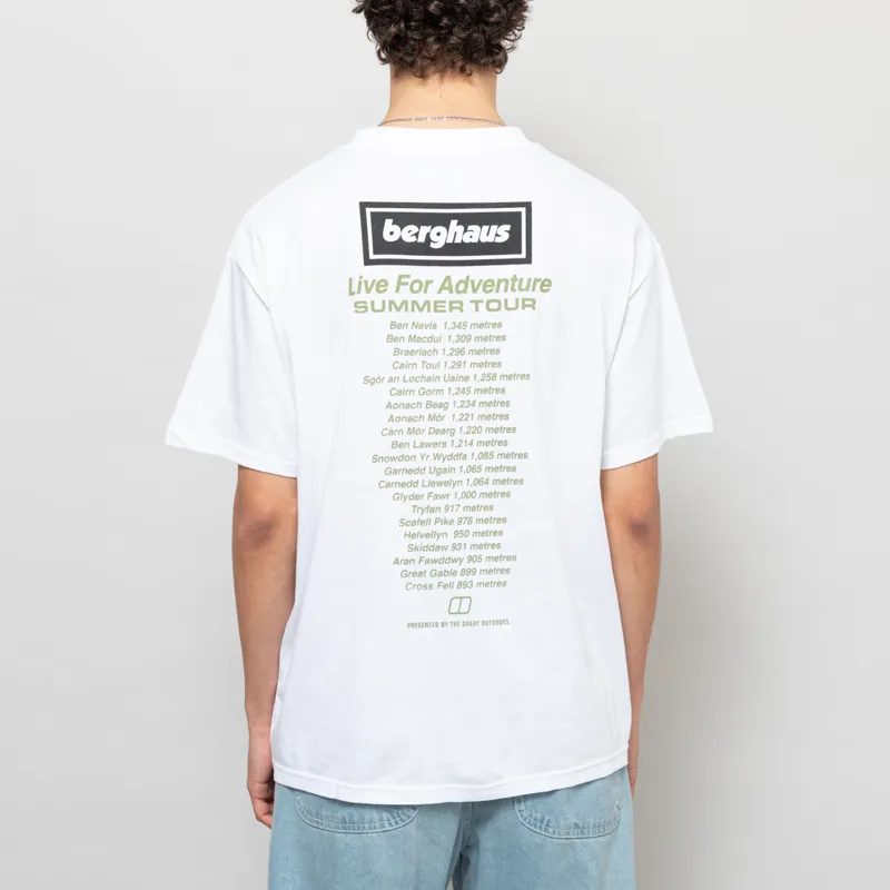 Berghaus Adventure Tour T Shirt White