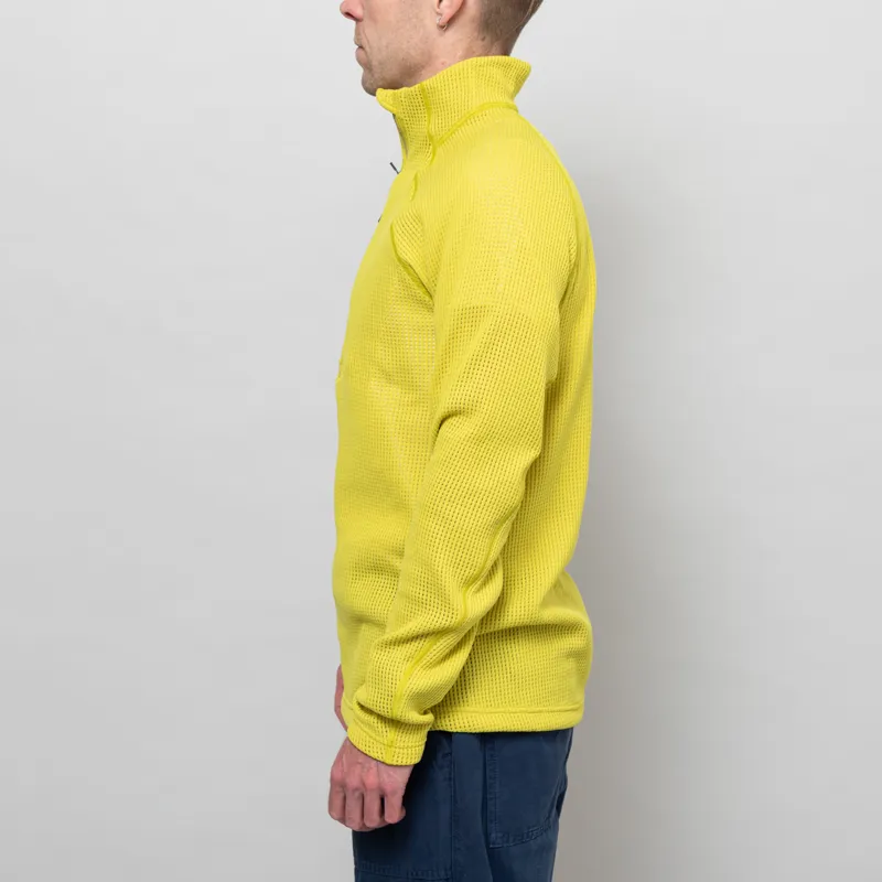 Houdini Pace Flow Half Zip Be The Light Green-2