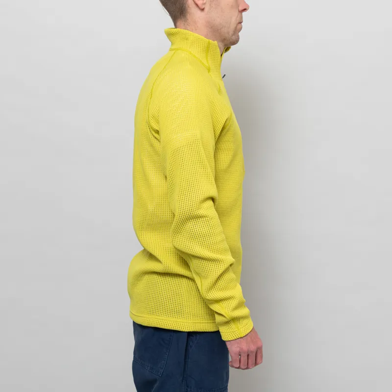 Houdini Pace Flow Half Zip Be The Light Green-4