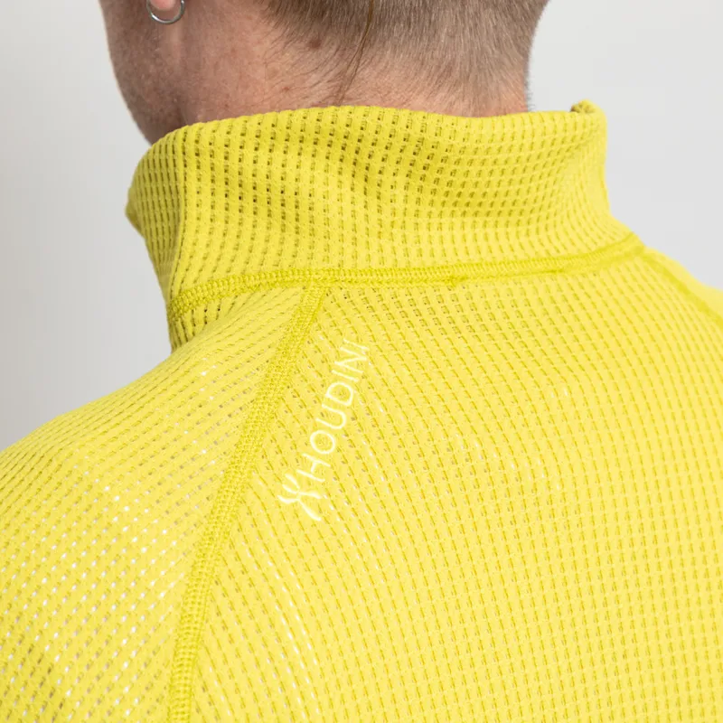 Houdini Pace Flow Half Zip Be The Light Green-7