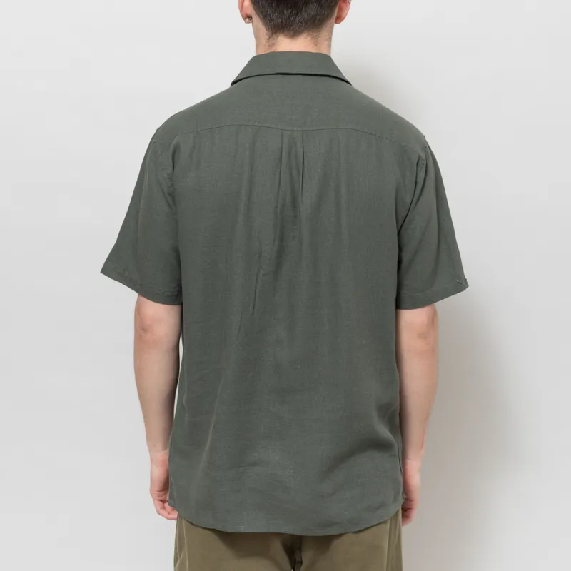 Anerkjendt Akleo Cot/Linen/Vis Shirt Forest Night-2