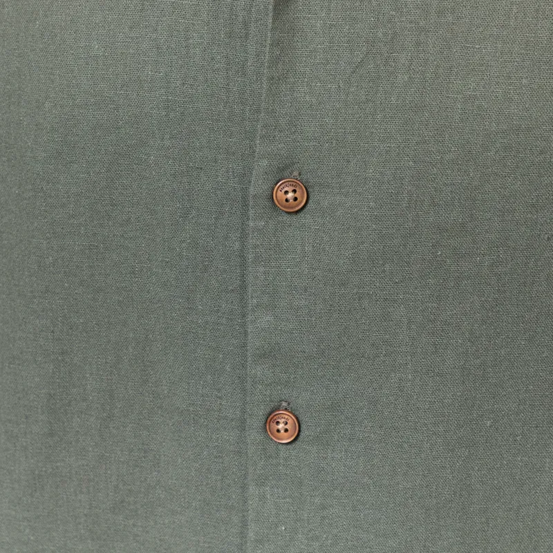 Anerkjendt Akleo Cot/Linen/Vis Shirt Forest Night-4