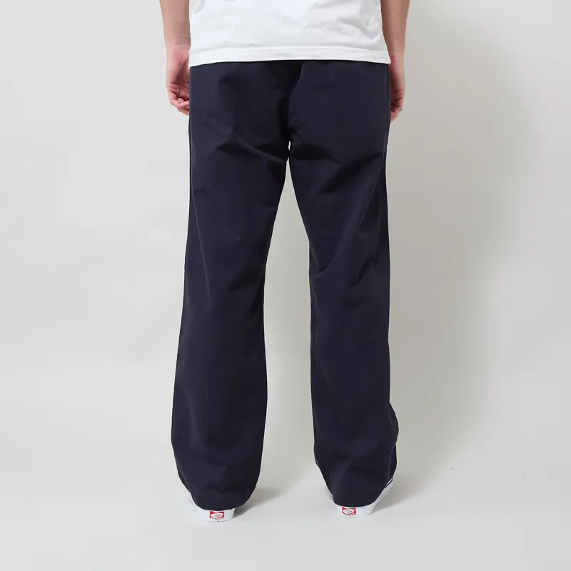 Far Afield House Trouser Navy Panama Twill-2