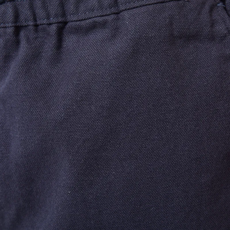 Far Afield House Trouser Navy Panama Twill-8