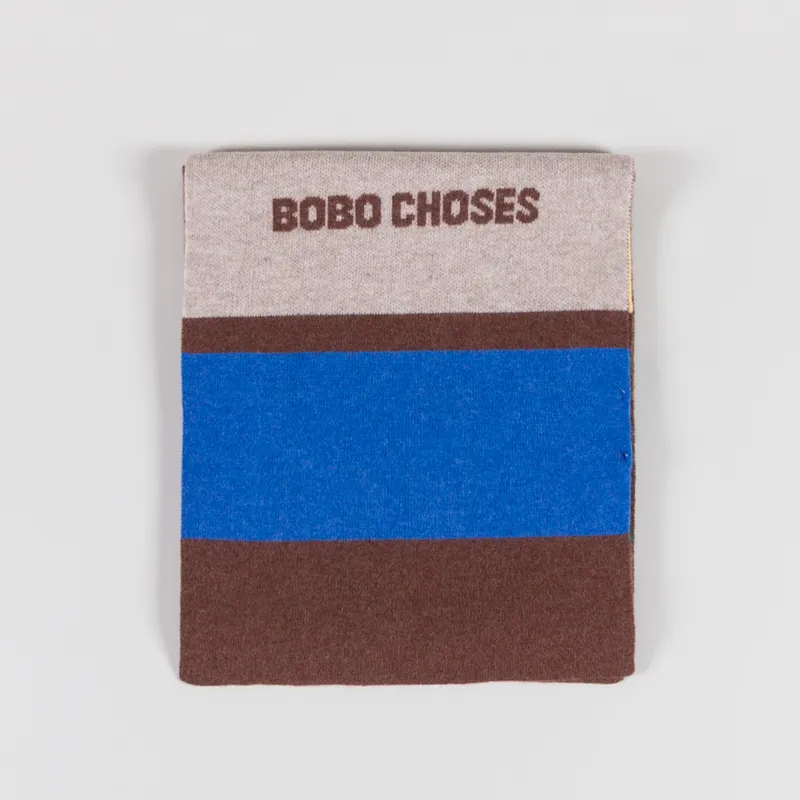 Bobo Choses Womens Merino Wool Long Knitted Scarf Multicolour-2