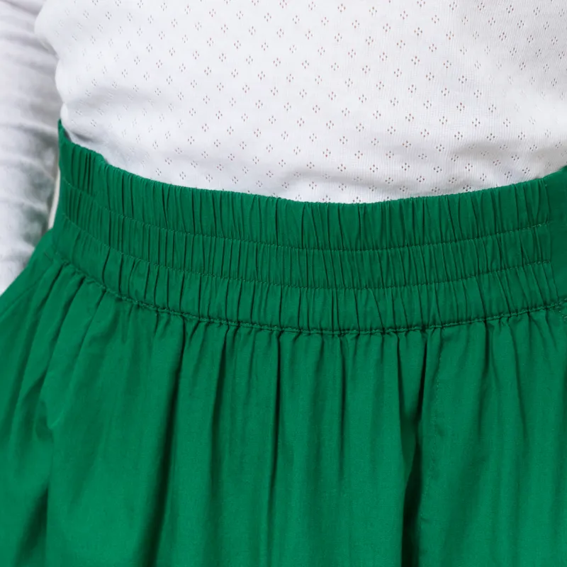 Basic Apparel Womens Silje Long Skirt Green-3