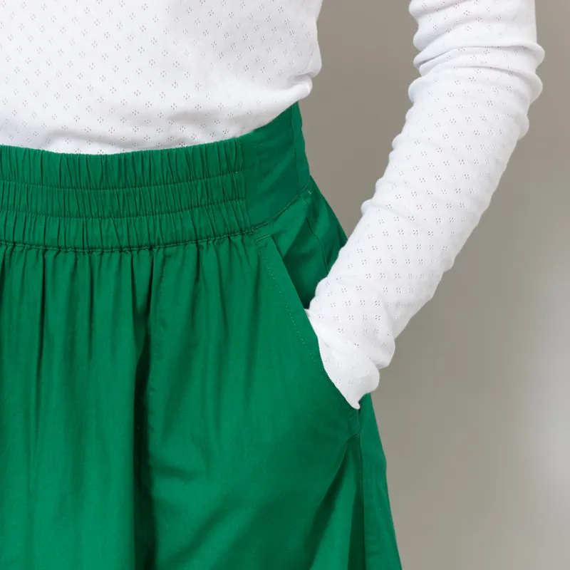 Basic Apparel Womens Silje Long Skirt Green-4