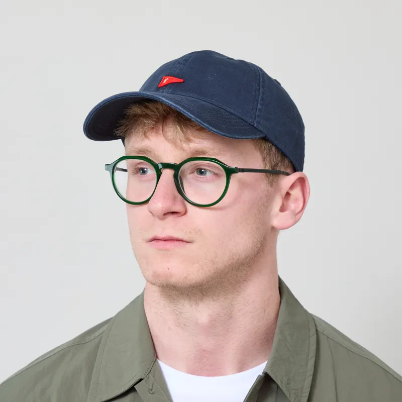 Foret Flag Washed Cap Navy