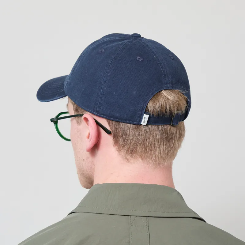 Foret Flag Washed Cap Navy-2