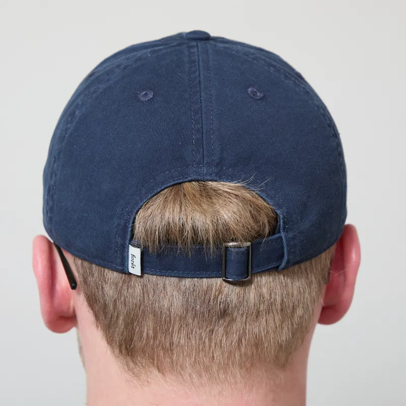 Foret Flag Washed Cap Navy-4