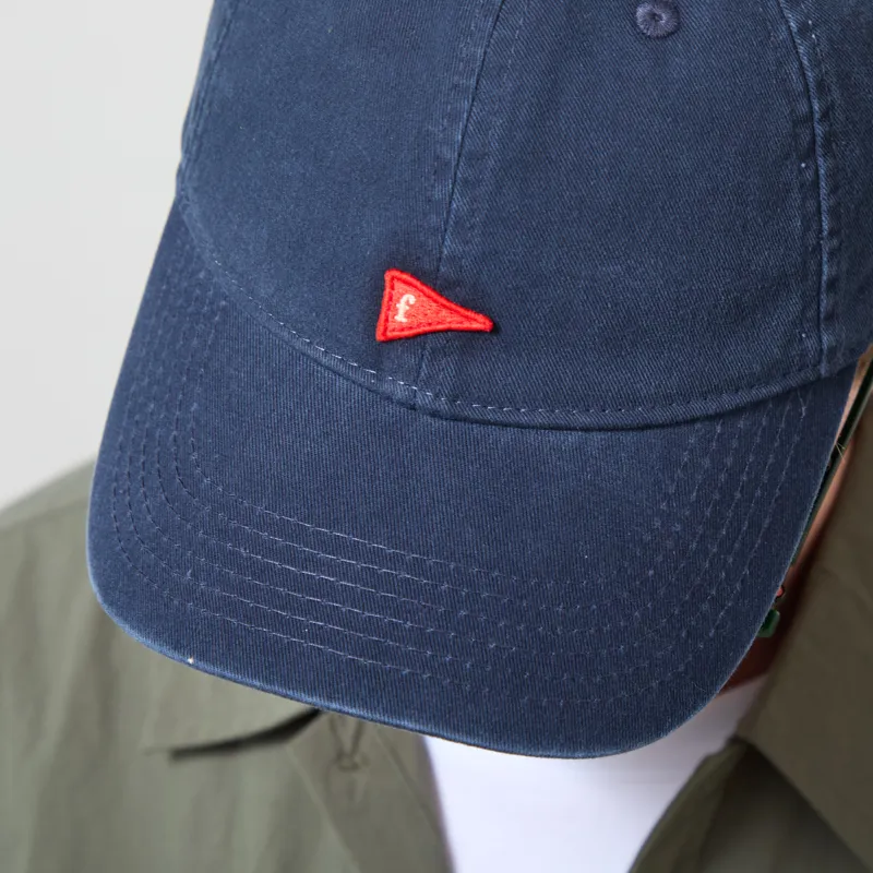 Foret Flag Washed Cap Navy-3