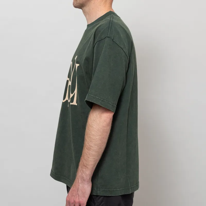 Heresy ʎsǝɹǝH T Shirt Green-2