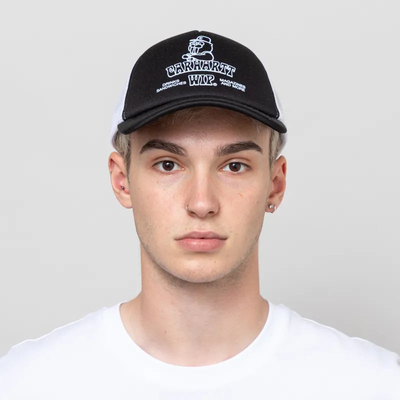 Carhartt WIP Sandwich Trucker Cap Black-1