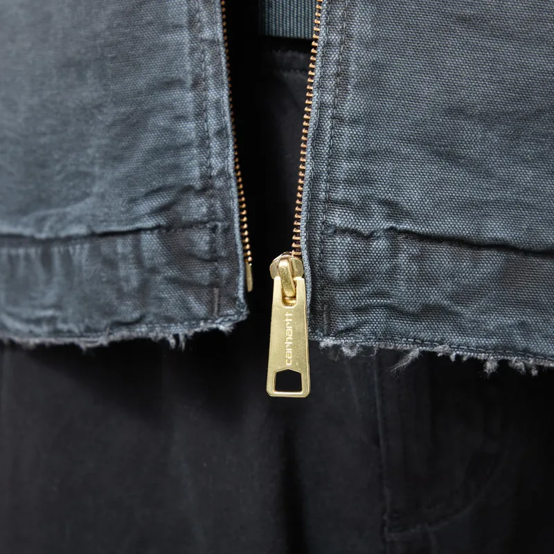 Carhartt WIP OG Detroit Jacket Black Destroy Wash-7