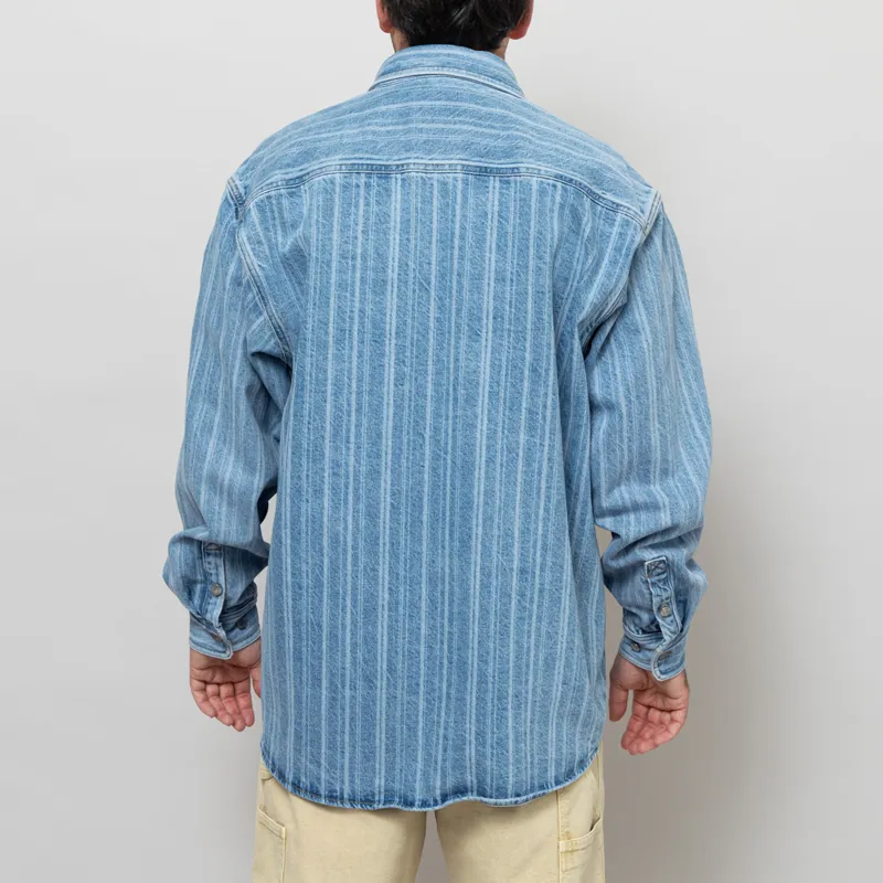 Carhartt WIP Rylan Shirt Jac Blue Stone Bleached-3