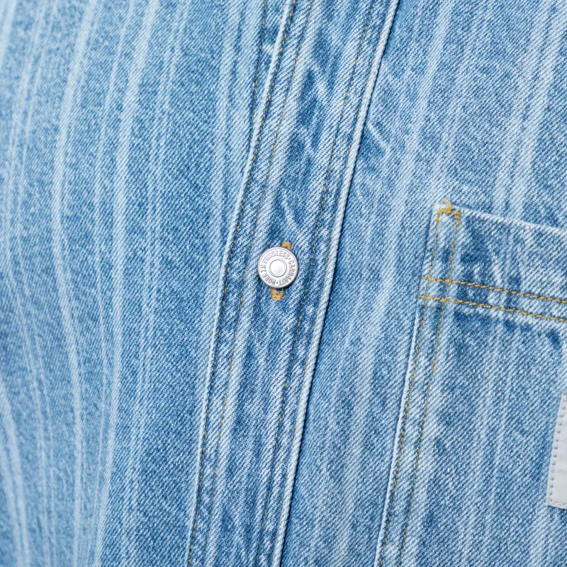 Carhartt WIP Rylan Shirt Jac Blue Stone Bleached-6