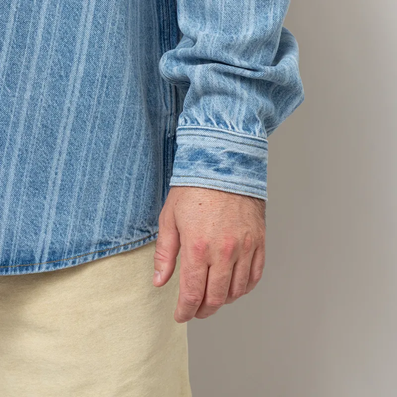 Carhartt WIP Rylan Shirt Jac Blue Stone Bleached-8