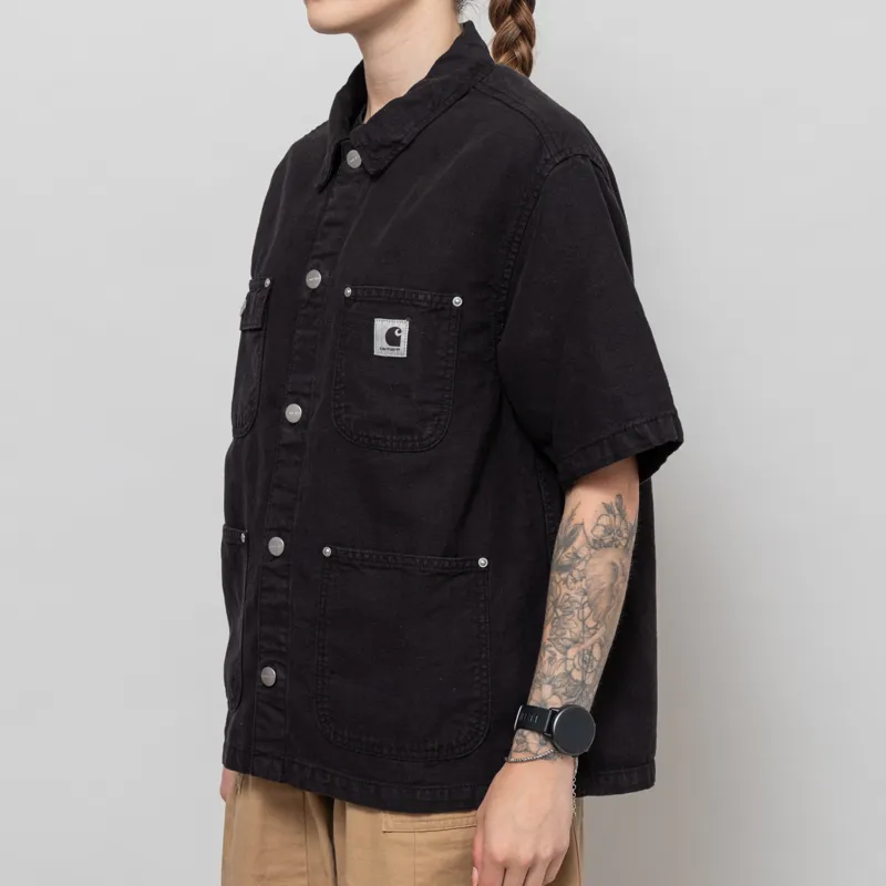 Carhartt WIP Womens Michigan Shirt Black-2