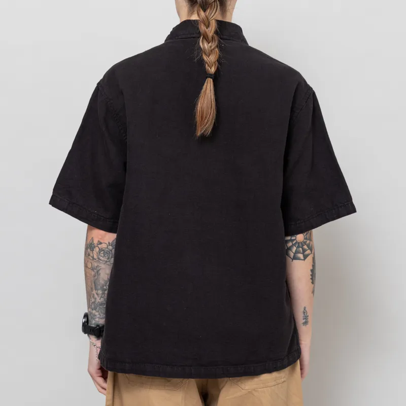 Carhartt WIP Womens Michigan Shirt Black-4