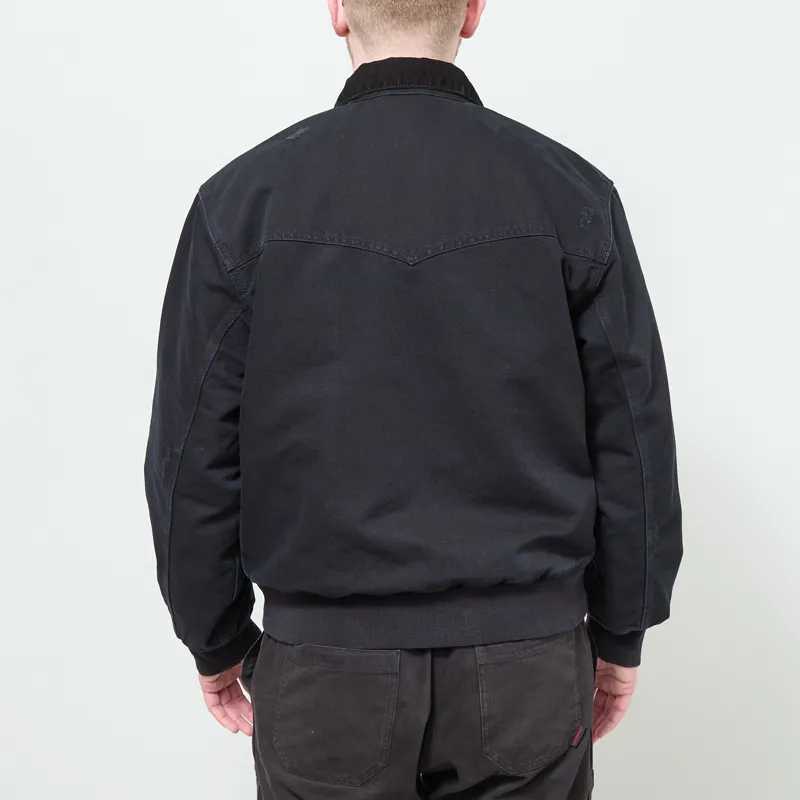 Carhartt WIP OG Santa Fe Jacket Black Grind Wash-2