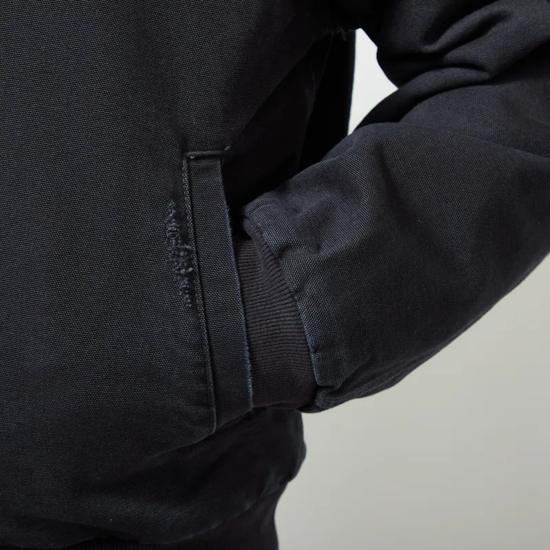 Carhartt WIP OG Santa Fe Jacket Black Grind Wash-7