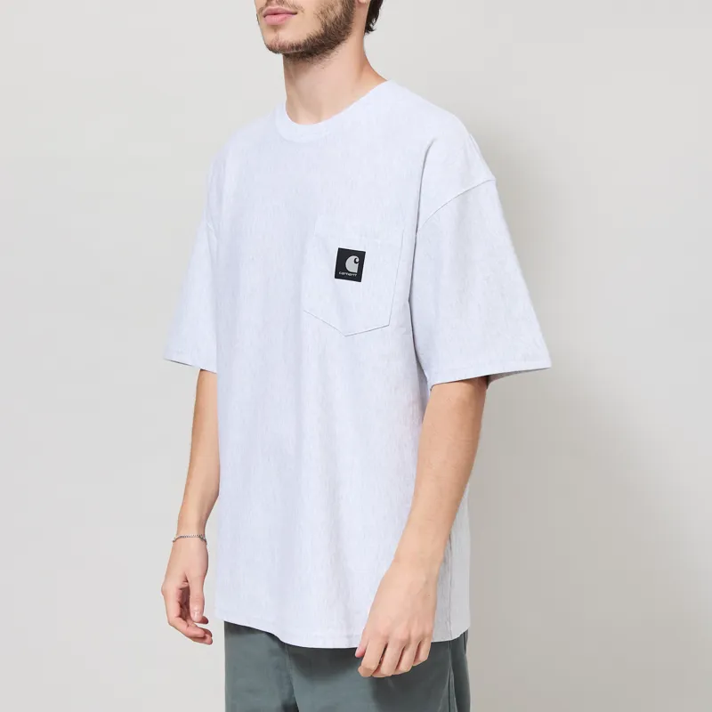 Carhartt WIP OG Loose Pocket T Shirt Ash Heather-1