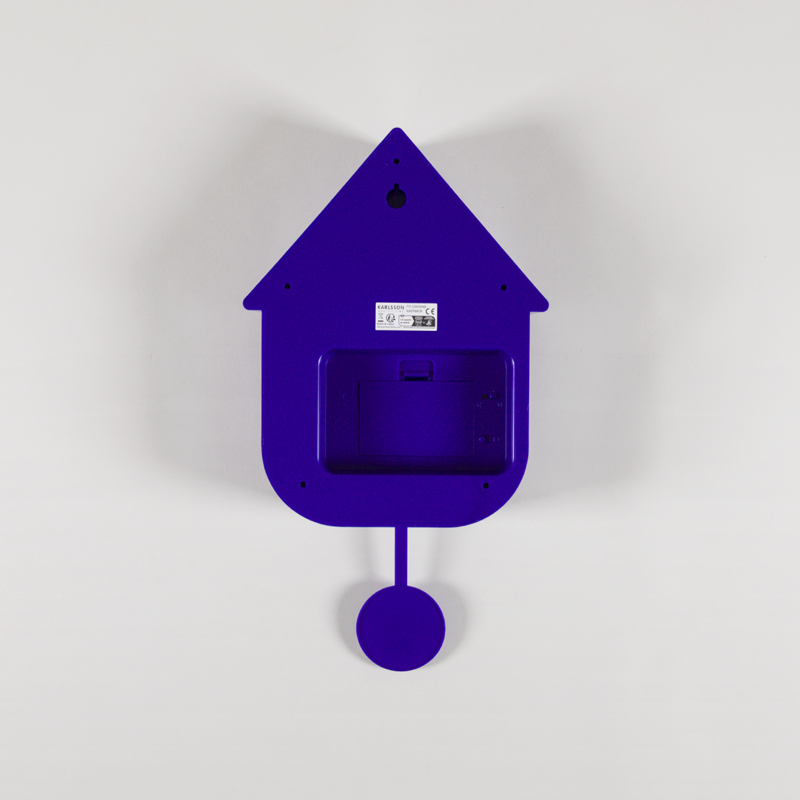 Karlsson Modern Cuckoo Wall Clock Cobalt Blue-1