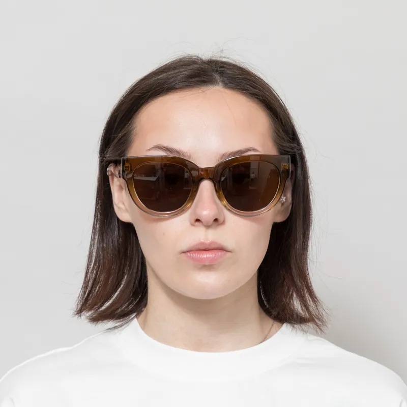 A.Kjaerbede Womens Lilly Sunglasses Smoke Champagne-1
