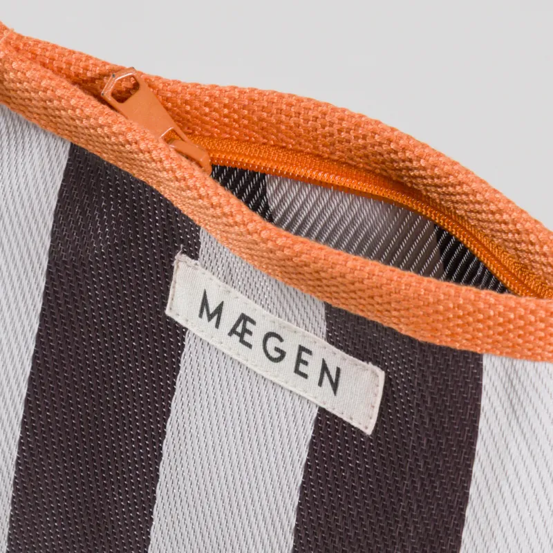 Maegen Womens Pouch Orange White Aubergine-3