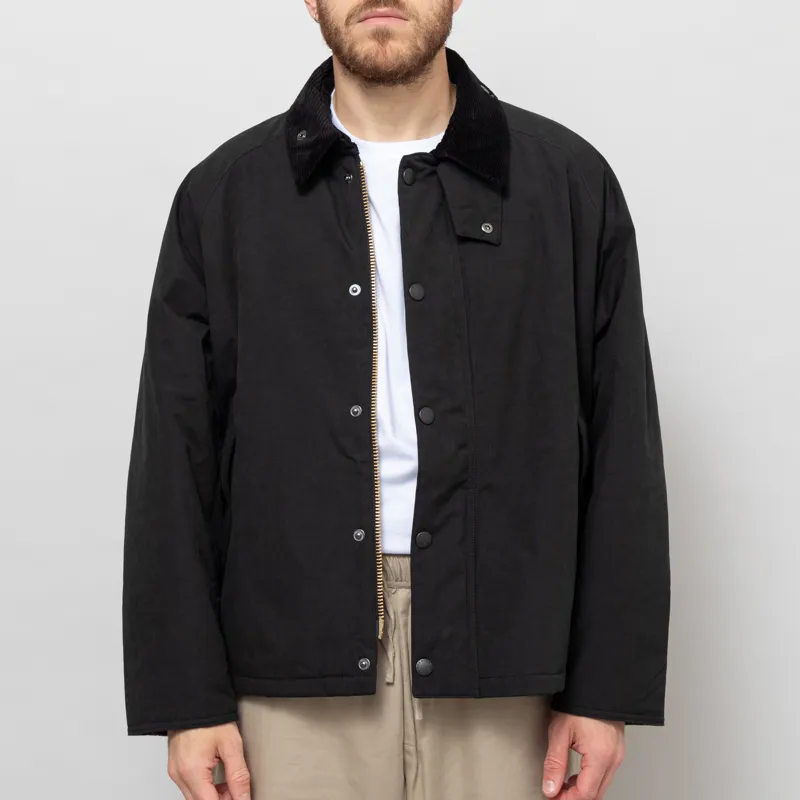 Barbour Padded Transport Jacket Black-1