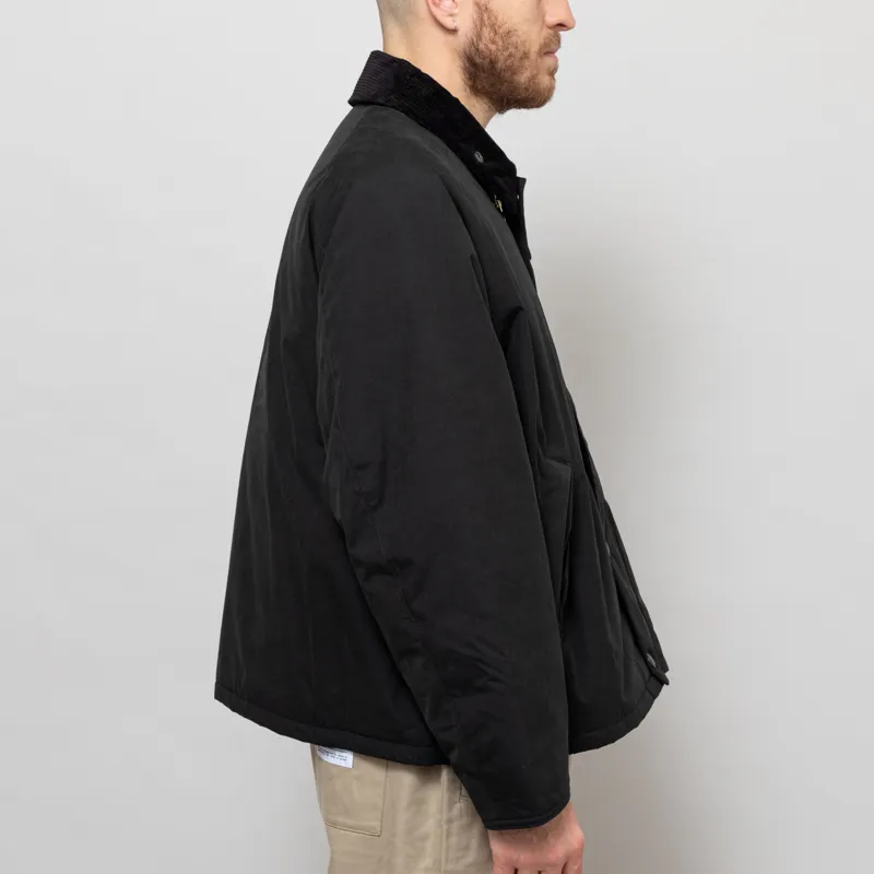 Barbour Mens Padded Transport Workwear Jacket Black