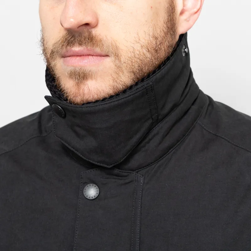 Barbour Mens Padded Transport Workwear Jacket Black