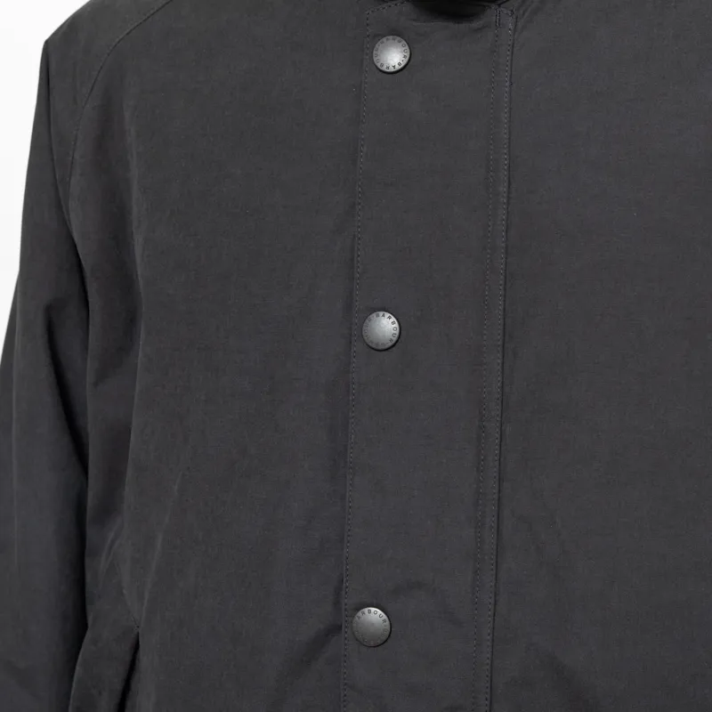 Barbour Padded Transport Jacket Black-8