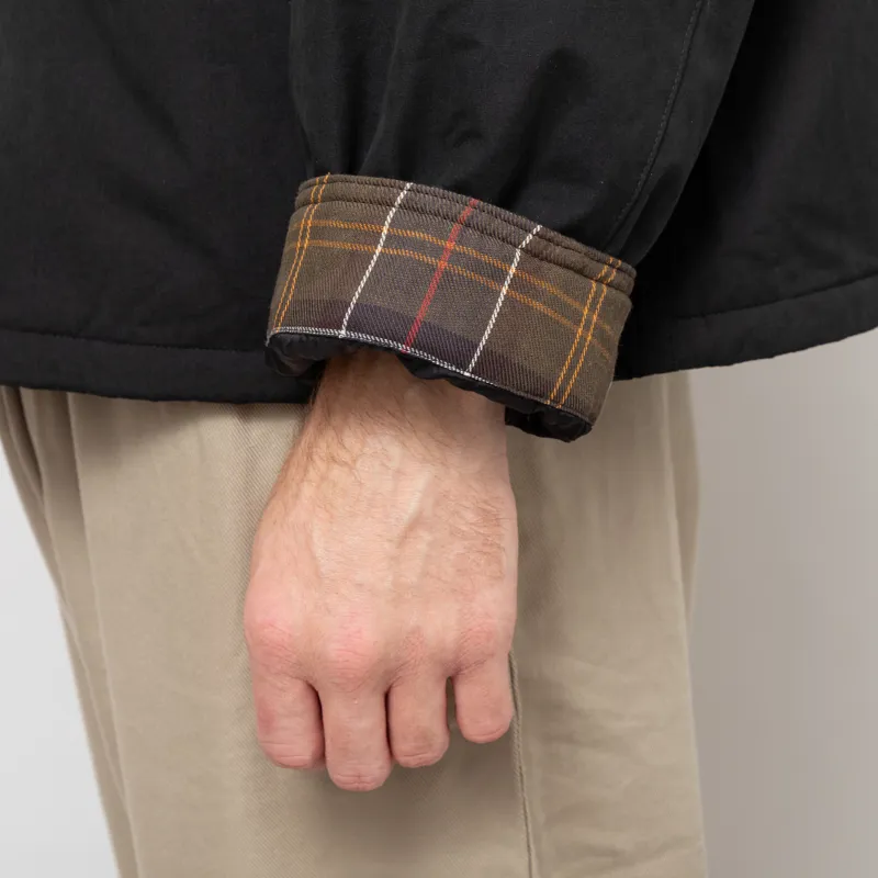 Barbour Padded Transport Jacket Black-11