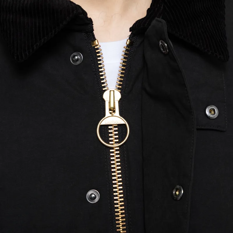 Barbour Padded Transport Jacket Black-10