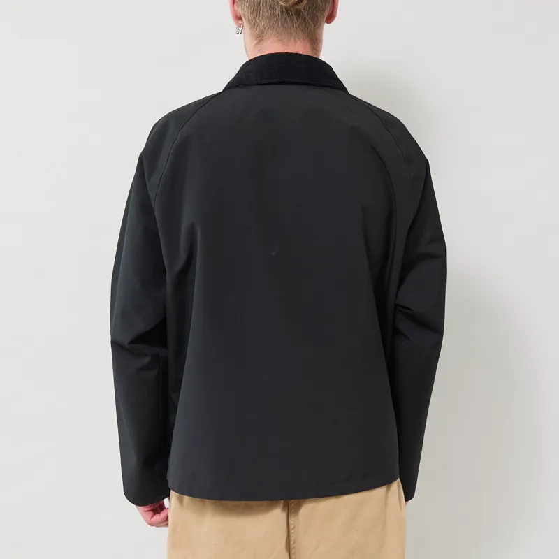Barbour Oversized Reversible Transporter Jacket Black-3